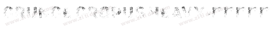 Grunge Gropus Heavy字体转换